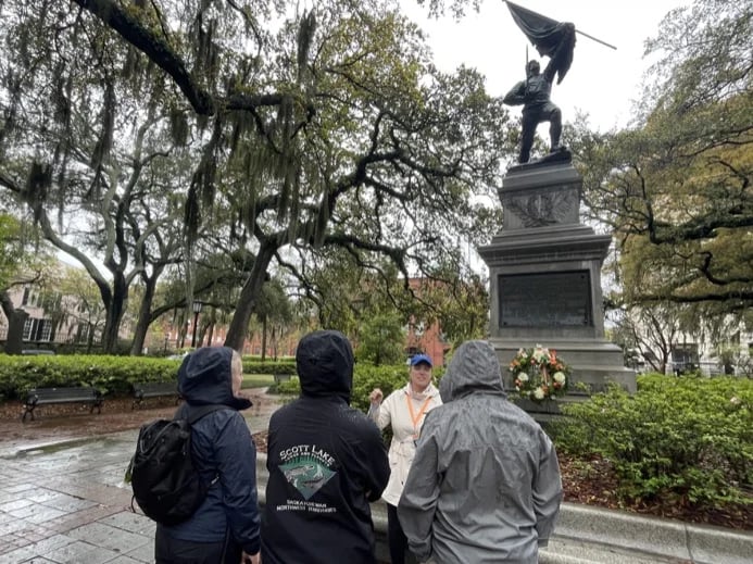 Savannah is even more beautiful in the rain, thanks to the lush, green resurrection fern on our beautiful live oaks!