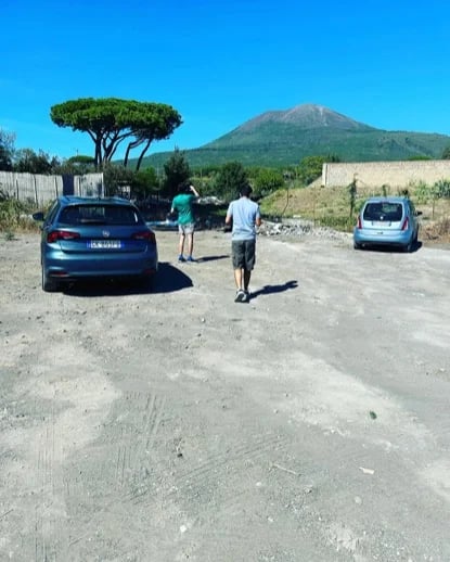 Mount Vesuvius view point from one of the best wineries