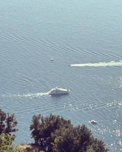 Peaceful sea from Positano