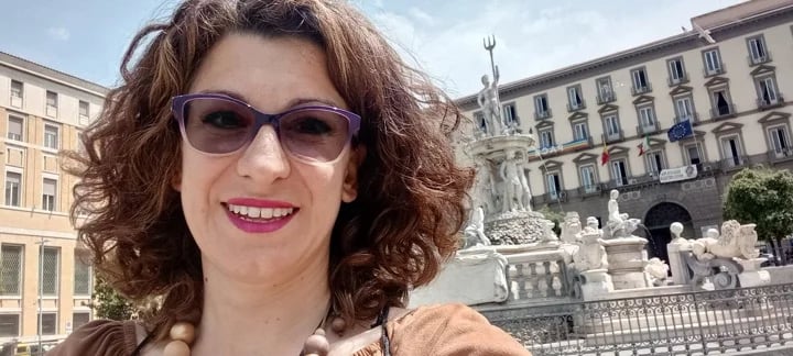 Me in piazza Municipio - Naples