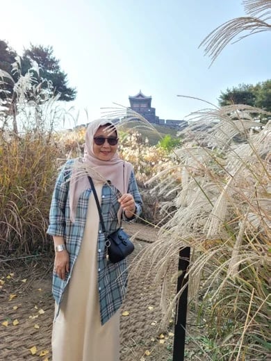 Hwasung Fortress in fall