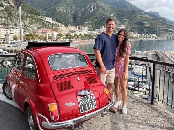 Amalfi Coast Tour with Fiat Vintage 500 car