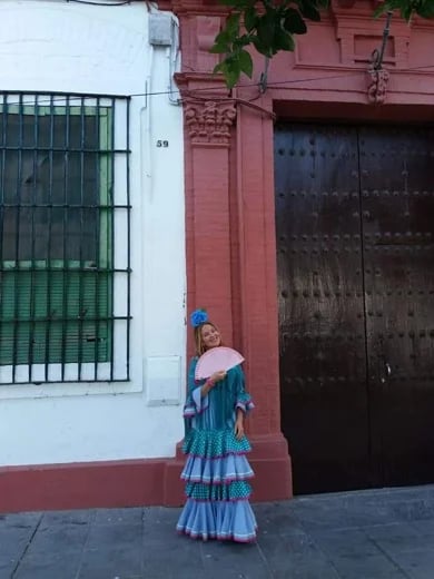 ME AT SEVILLE'S FAIR.