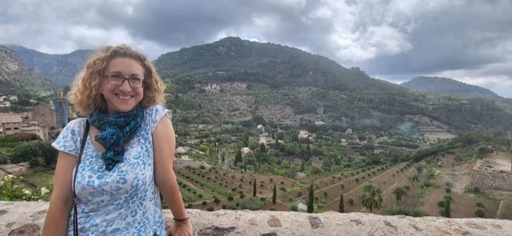 View of the mountains of Salamanca at Sierra de Francia