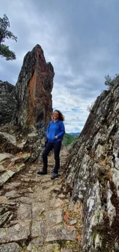Trekking at the mountains of Salamanca