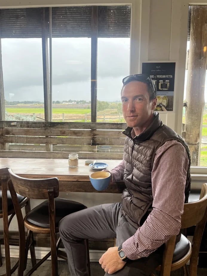 Necessary pit-stop, with a view.