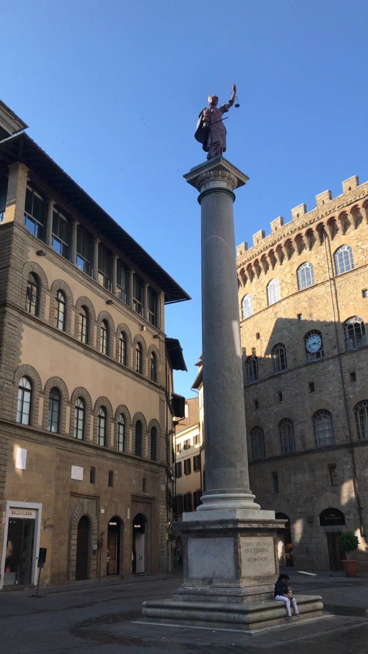 The Column of Justice, Santa Trinita