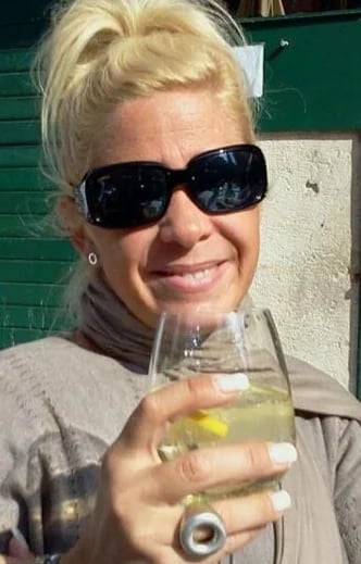 Enjoying a Lemon Ice after touring Pompei!