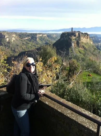 Civita di Bagnoregio in Umbria - Exploring the outskirts of Rome. This small Volcanic Bluff Town has a population of 30 people.