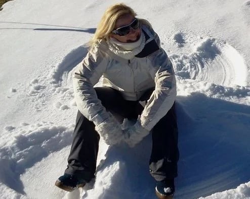 skiing in Cortina - The Dolomites
