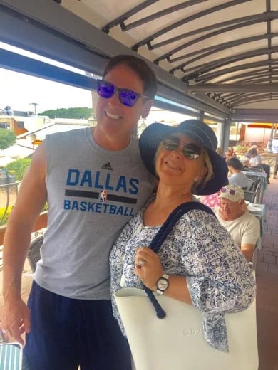 Mark Cuban on the island of Capri