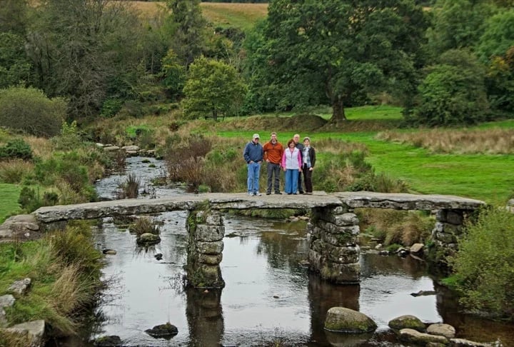 Postbridge medieval bridge, seen on The Ultimate Dartmoor Experience