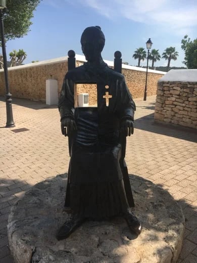 You could say this Saint is very holy (wholly ) ;)