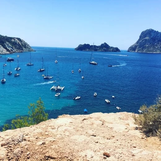 the glorious Cala d'Hort