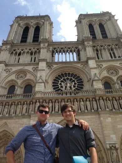 While Working in Paris