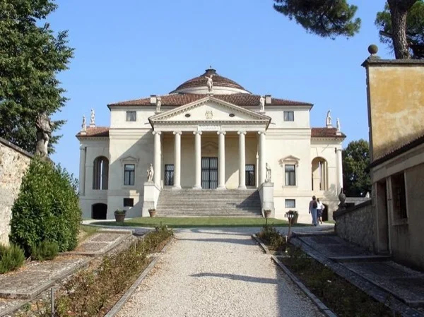 The Twin Stars: The Villa Rotonda and the Rocca Pisana.