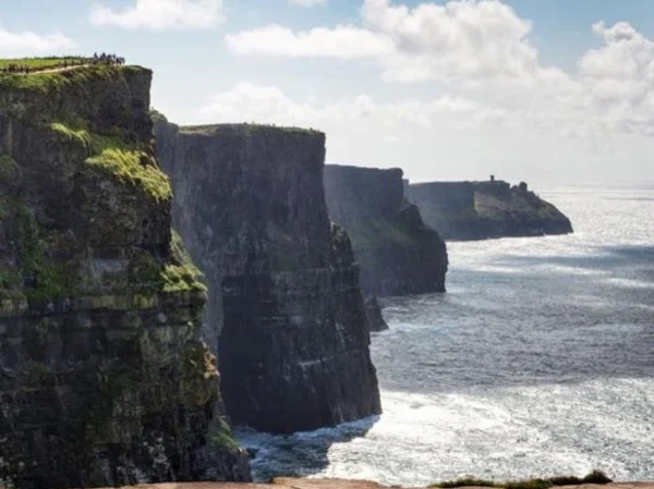 Shannon Airport via Cliffs of Moher & Wild Atlantic Way Coastline to Galway or Doolin
