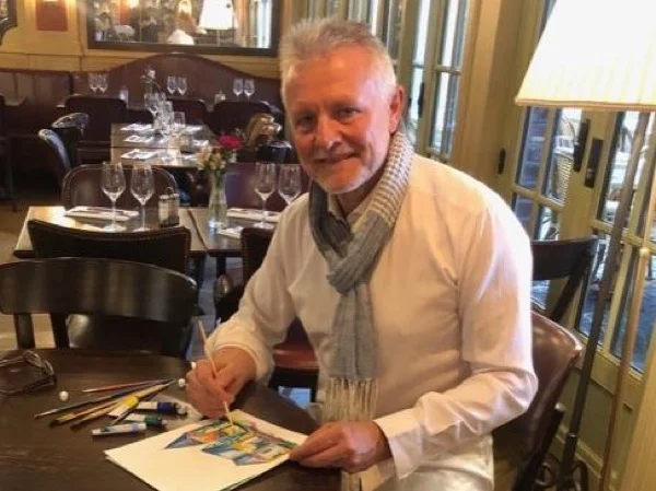 Watercolor class in Montmartre (with French listed artist)