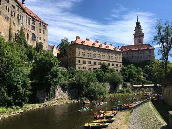 Cesky Krumlov with children - Castle visit, private tour, rafting or kick bike