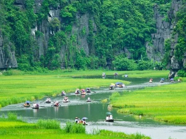 Trip to visit Hoa Lu - Tam Coc known as Halong inland with biking optional from Hanoi