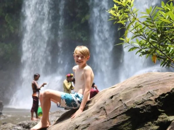 Waterfall of Kulen Mountain from Siem Reap