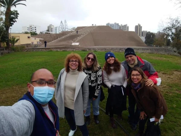 Pyramids of Lima + Olive Grove Park - Walking Tour (for 4 travelers)