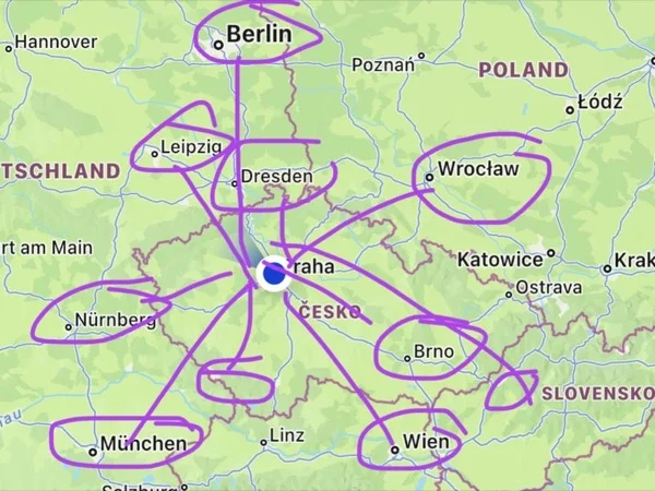 From city to city one way transfer with landmark stops tour