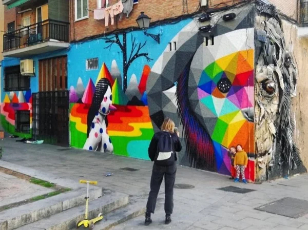 Striking Street Art Tour in Madrid