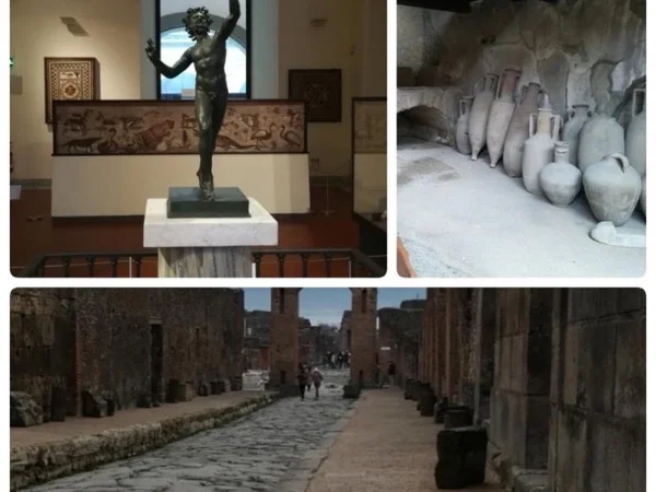 Pompeii and Herculaneum ruins with the Archeological Museum in one day