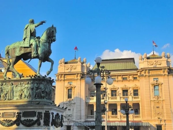 Transfer from Sarajevo to Belgrade with visits to Visegrad, Andricgrad and Drvengrad