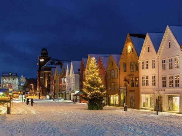 Winter or Spring Stroll Through Enchanting Bergen