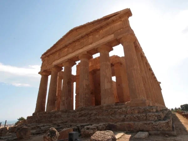 The immortal Valley of Temples and Scala dei Turchi cliff from Palermo