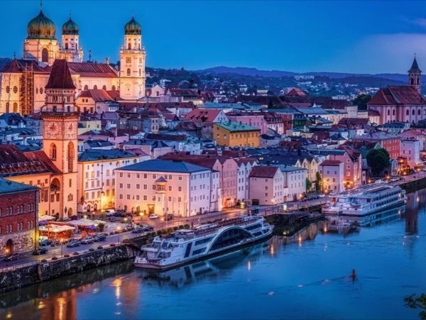 Passau & Ceske Budejovice visit: over South Bohemian beer capital to the German port / from Passau Cruise Ship Port to Prague