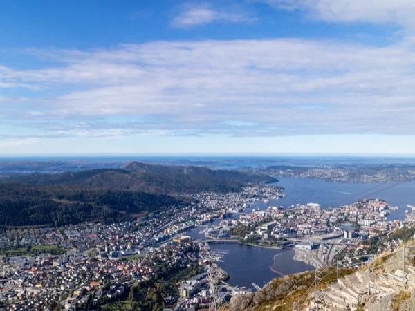 Hike to the highest peak in Bergen - Mount Ulriken 643m