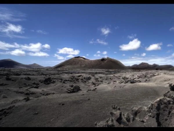 Lanzarote Fire Mountains from Fuerteventura