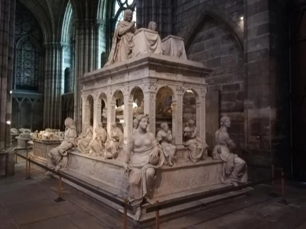 The basilica Saint-Denis,