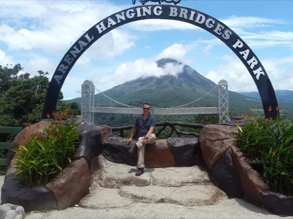 La Fortuna hanging bridges hike & experience with a "local" family.