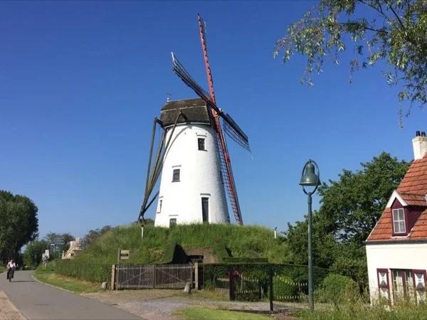 Bruges city center and countryside