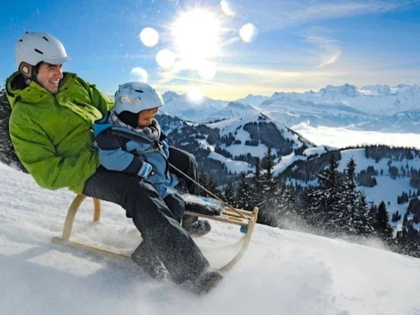 Switzerland Alpine Sports Winter Fun