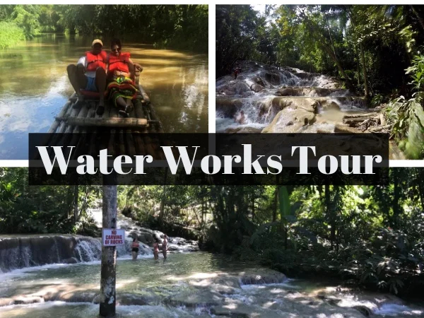 Martha Brae Bamboo River Rafting & Dunns River Falls Private Tour