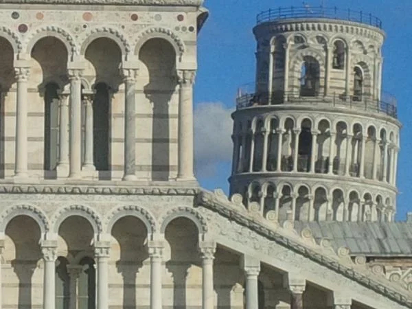 The amazing Leaning Tower of Pisa!