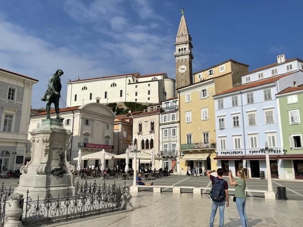 Slovenian Coast with the town of Piran