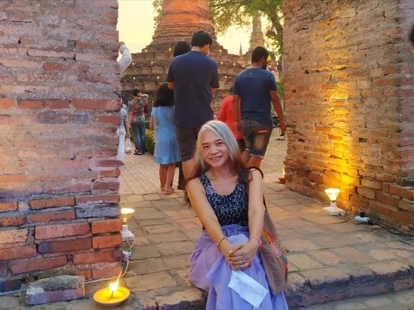Candlelight procession at the Old City of Sukhothai