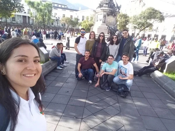 Walking tour in the old town of Quito