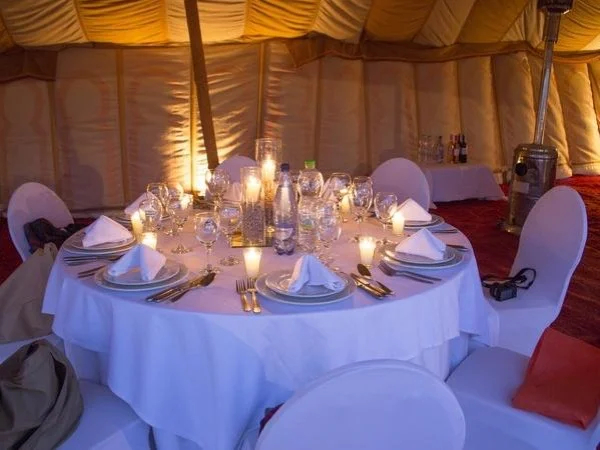 Magical dinner in Agafay Desert near Marrakech city