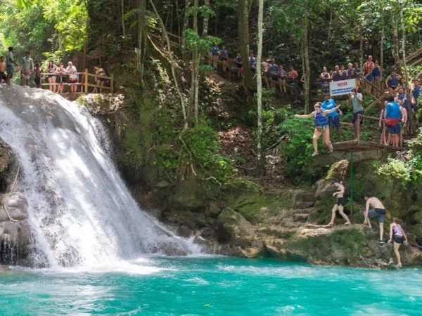 Blue Hole Secret Falls Adventure - Half Day Tour in Jamaica