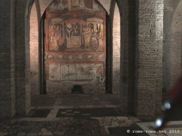 An hour in the Basilica of St Clemente, the fourth pope of the history