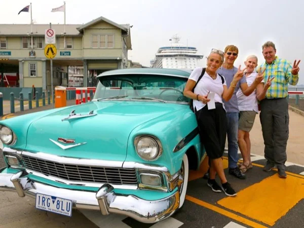Melbourne discovery in a classic 1950s Chevrolet -- sightseeing, food, culture, scenery and history (4.5 hours)