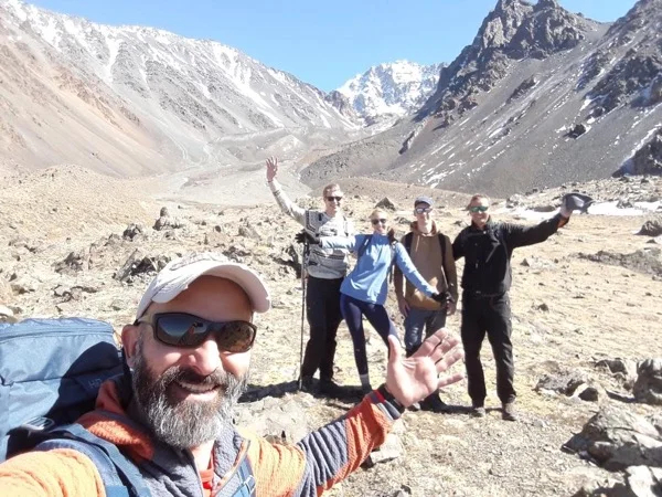 Trekking in Vallecitos - main mountain range