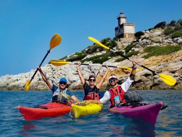 Kayak Adventure in Póros Clear Blue Waters Half-Day Tour